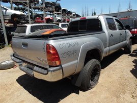 2007 TOYOTA TACOMA CREW CAB SR5 SILVER 4.0 AT 2WD Z19643